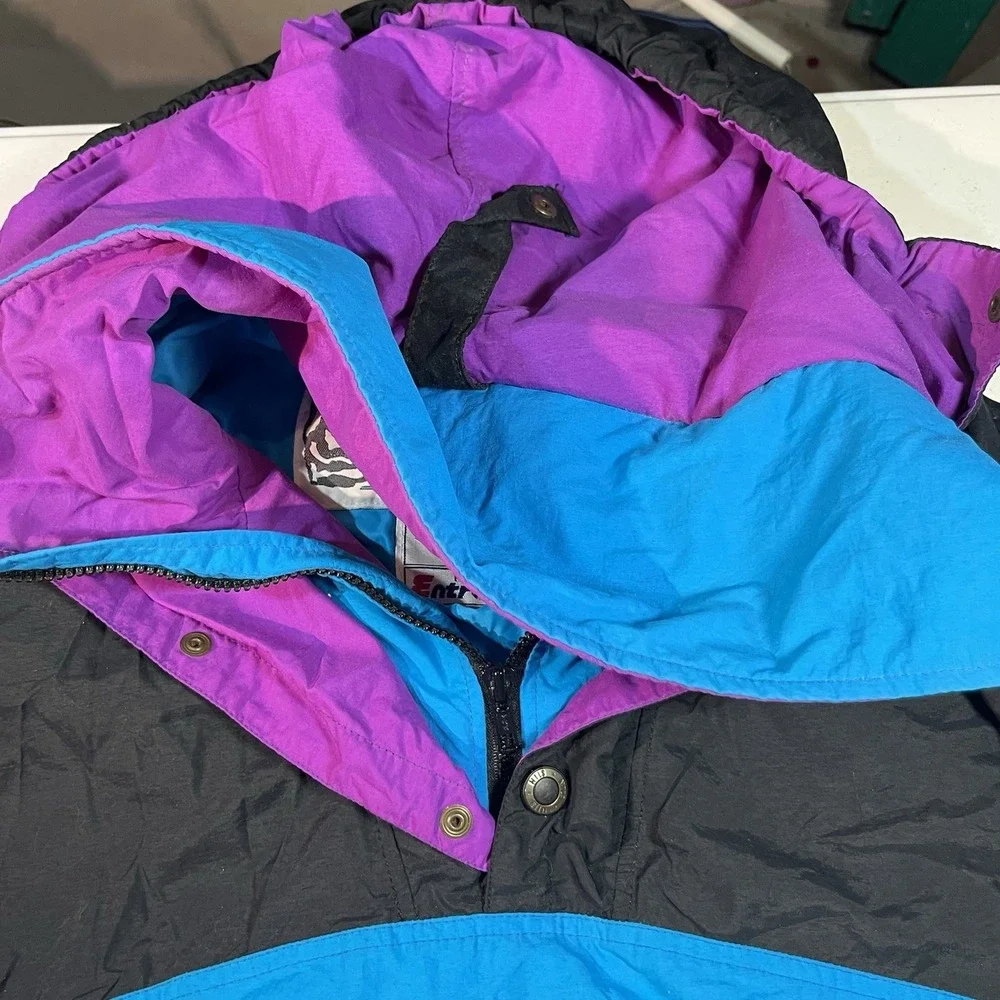 VTG Nils Men's Entrant Skiwear Ski Jacket Size Large Retro‎ 80s Color